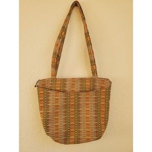 Lucky Plum Crossbody Purse Boulder Colorado Geometric Tapestry Bag 10"